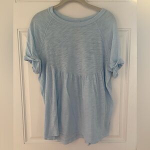 American Eagle Outfitters Light Blue Short Sleeve Tee